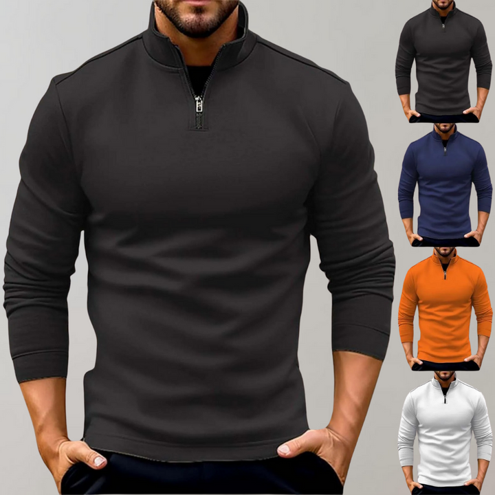 Levoire | Pull À Manches Longues Avec Fermeture Éclair Et Design Cape