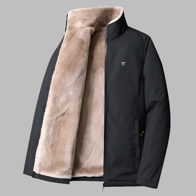 Levoire | Veste En Polaire Pour Hommes Résistante À L'Eau Et Coupe-Vent Avec Col Haut