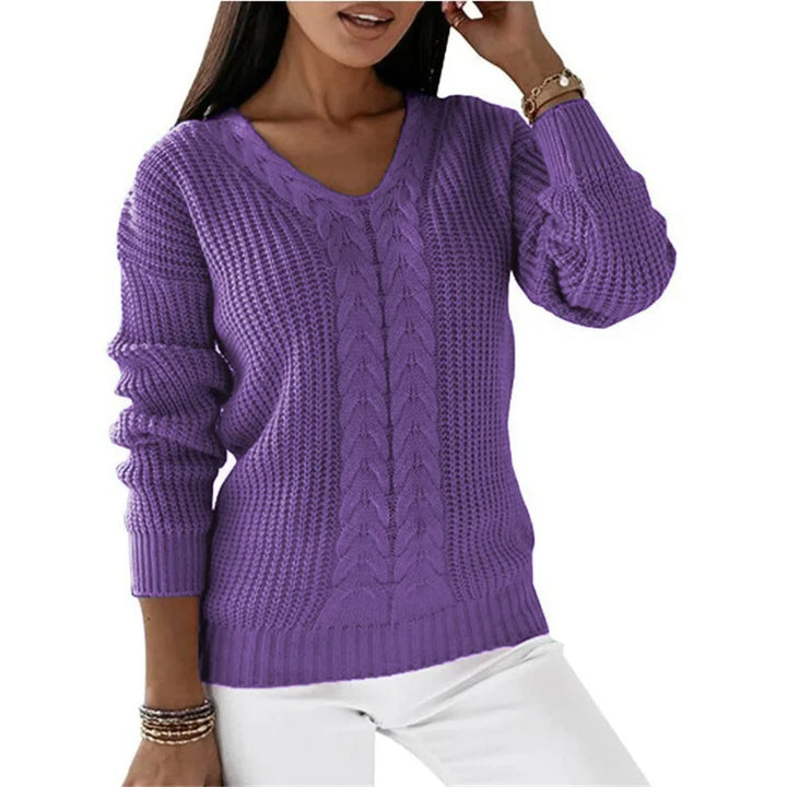 Levoire | Pull Vintage Avec Une Ambiance Rétro Lilas