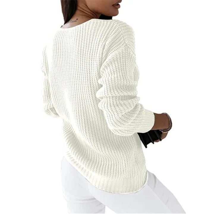 Levoire | Pull Vintage Avec Une Ambiance Rétro Blanc