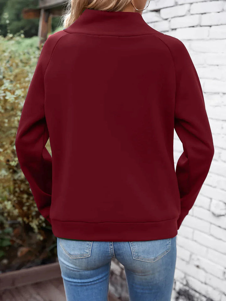 Levoire | Pull Long à Manches Longues Plus Chaud avec Boutons