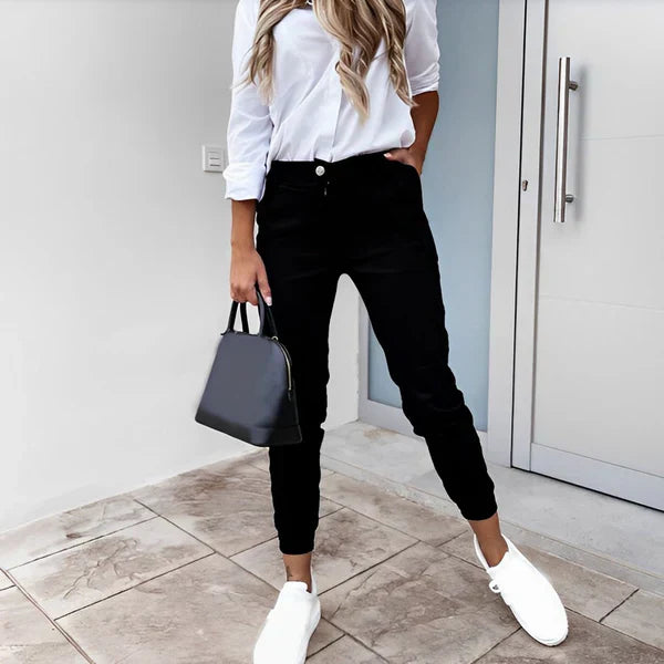 Levoire | Pantalon Slim Fit Mode Pour Femmes Noir
