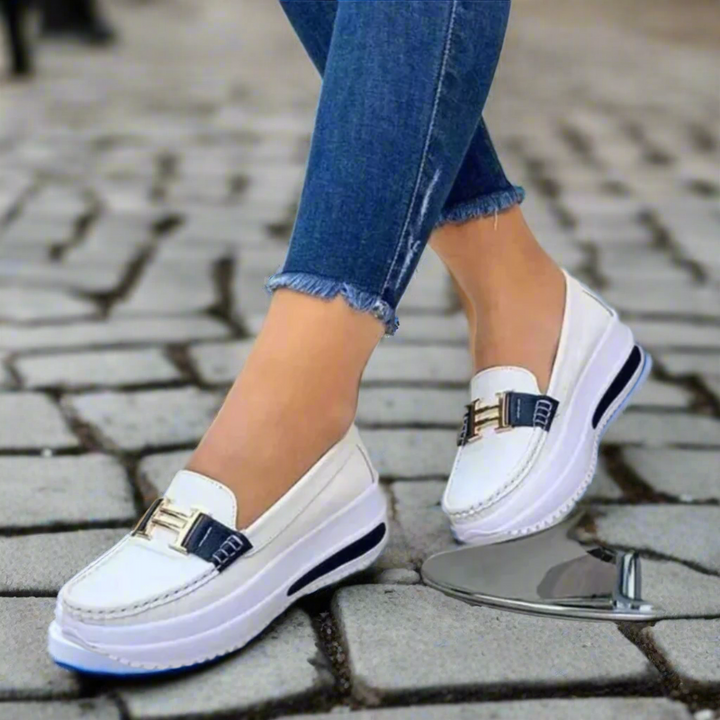 Levoire | Chaussures De Confort Orthopédique Élégantes Blanc