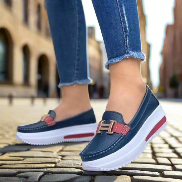 Levoire | Chaussures De Confort Orthopédique Élégantes Bleu