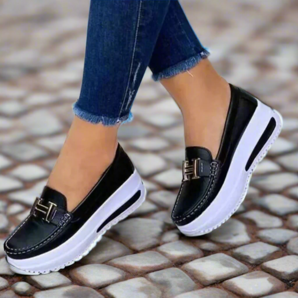 Levoire | Chaussures De Confort Orthopédique Élégantes Noir