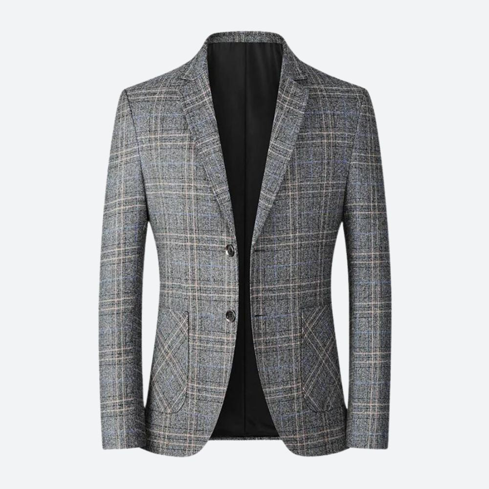 Levoire | Blazer Décontracté Pour Homme Grau