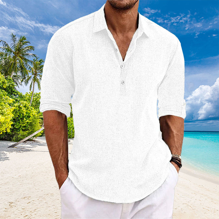 Levoire | Chemise Décontractée À Manches Longues Blanc (presque épuisé)