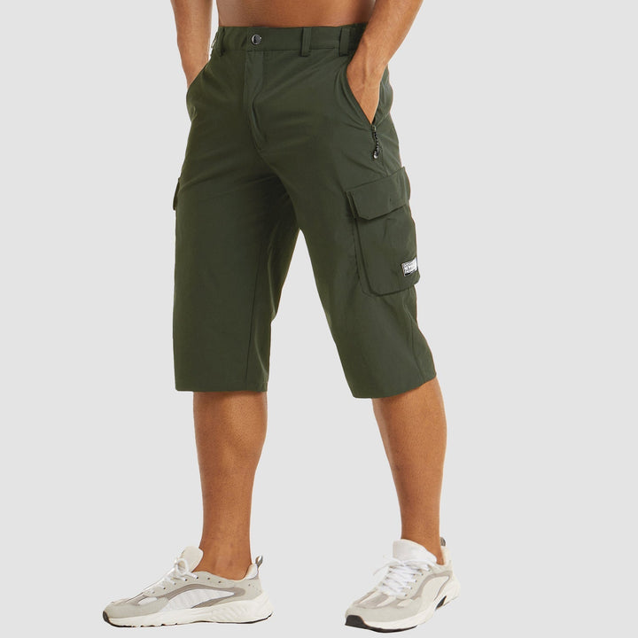 Levoire | Shorts Cargo Sèchage Rapide Vert foncé