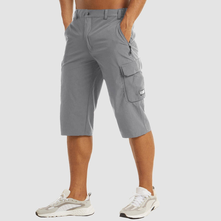 Levoire | Pantalons Cargo Courts À Séchage Rapide Gris clair