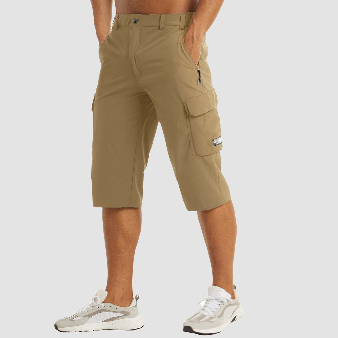 Levoire | Shorts Cargo À Séchage Rapide Hommes Fonctionnels & Stylés Kaki