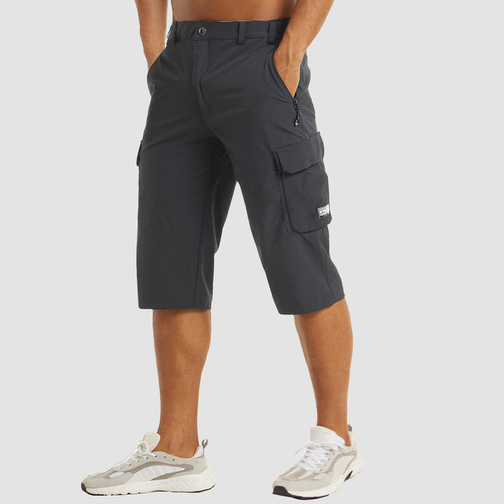 Levoire | Pantalons Cargo Courts À Séchage Rapide Gris foncé