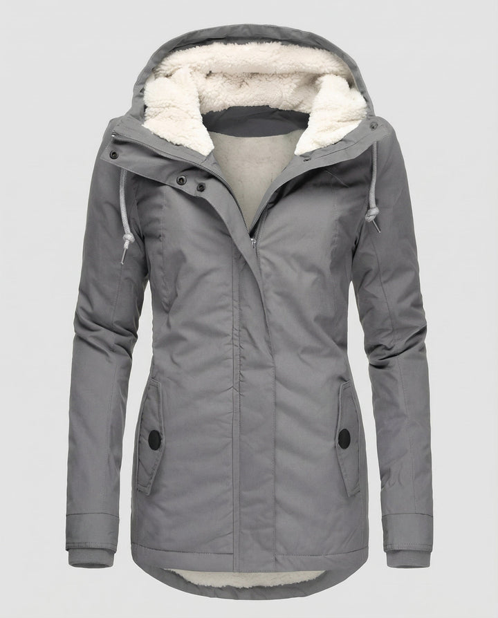 Veste d'hiver chaude avec capuche pour femmes | Avriane