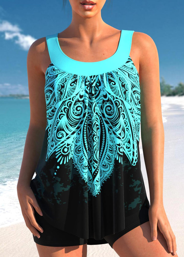 Levoire | Maillot De Bain À Pois Avec Design Classique Noir bleu