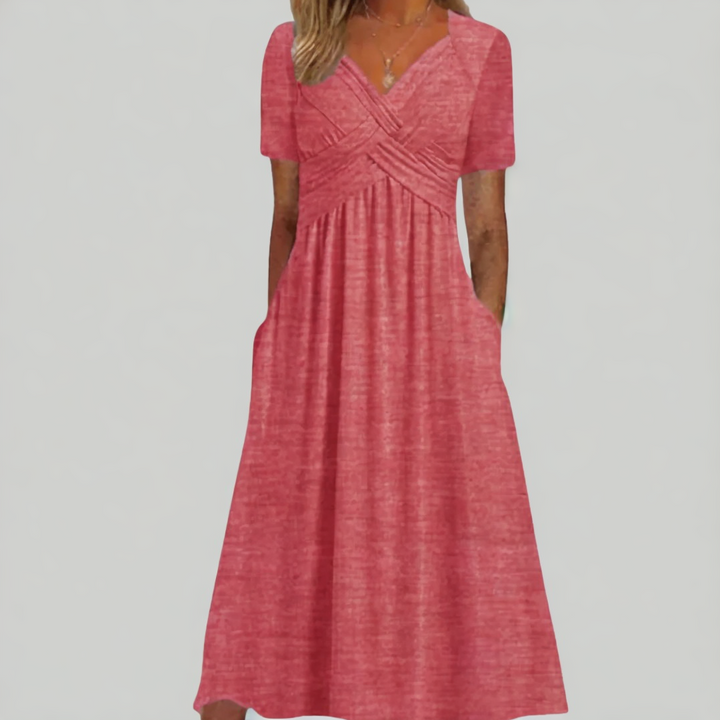 Levoire | Robe Élégante Et Flatteuse Rosa
