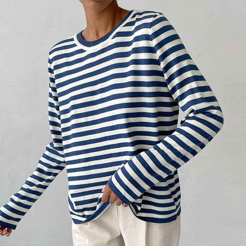 Levoire | Chemise D'Été Rayée Azur bleu