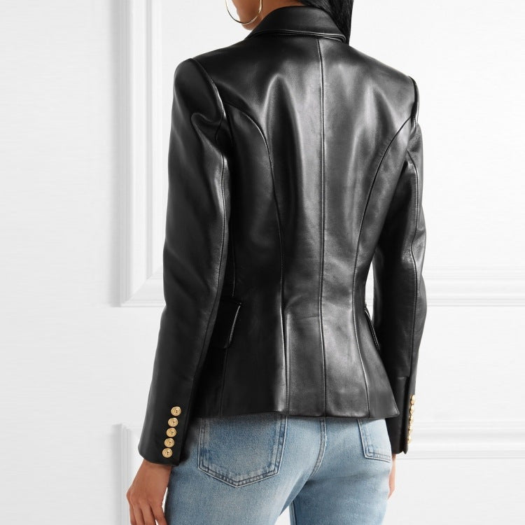 Levoire | Veste De Moto En Peau De Mouton Pour Femmes