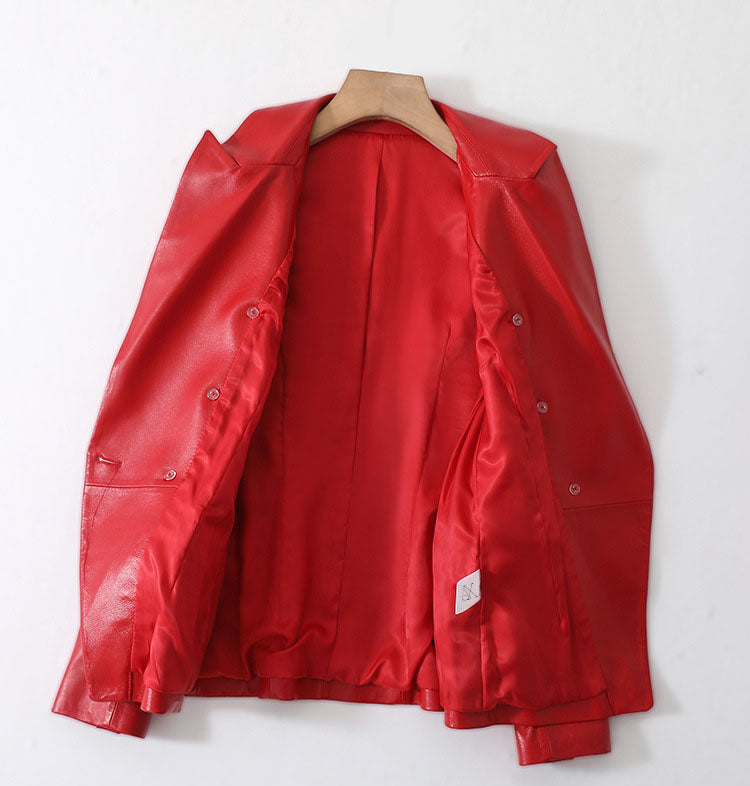 Levoire | Veste De Moto En Peau De Mouton Pour Femmes