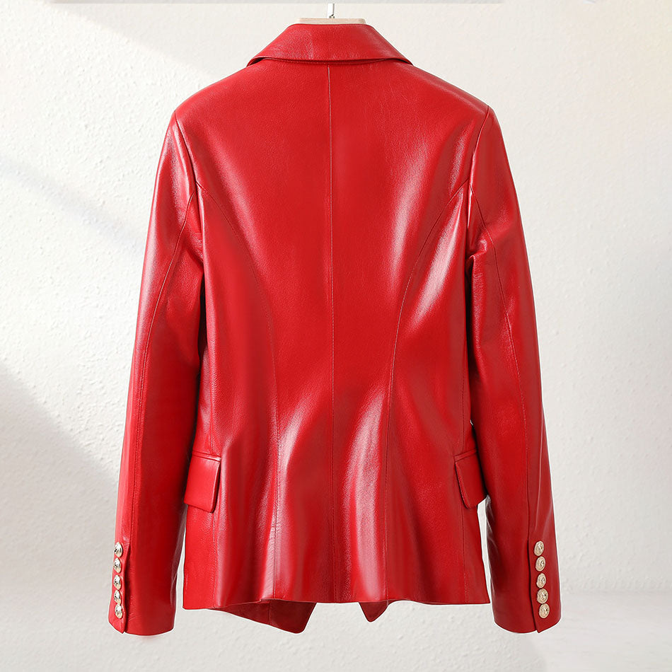 Levoire | Veste De Moto En Peau De Mouton Pour Femmes