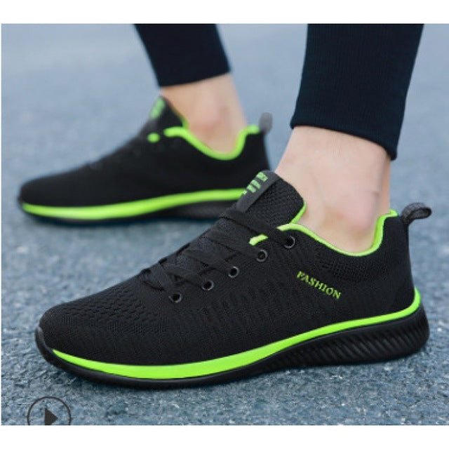 Levoire | Chaussures De Sport Chaussures De Course En Matériau En Mesh Respirant Vert