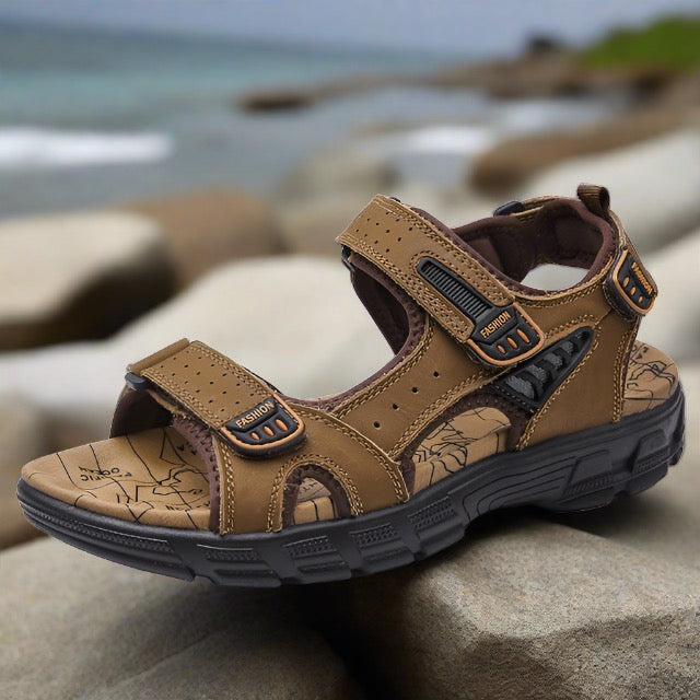 Levoire | Sandales De Camping/Outdoor Ergonomiques Sandales De Trekking Pour Hommes Brun foncé