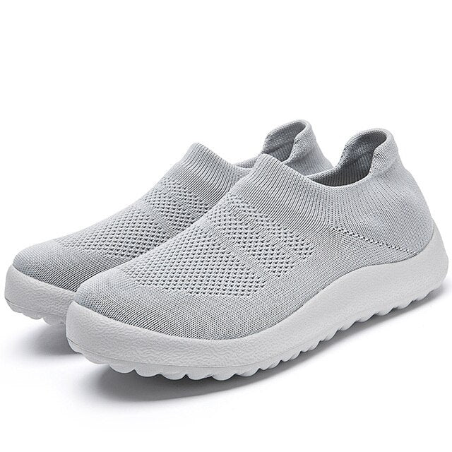 Levoire | Chaussures Pour Femmes Sneakers En Maille Gris