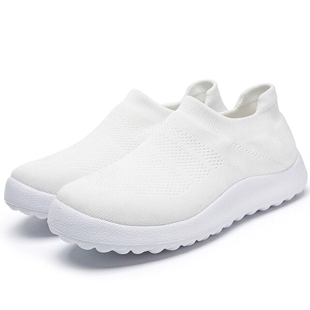 Levoire | Chaussures Pour Femmes Sneakers En Maille Blanc