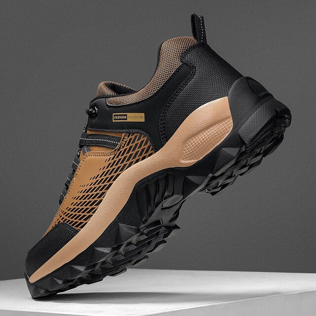 Levoire | Chaussures De Randonnée À Embout Large Pour Hommes Braun