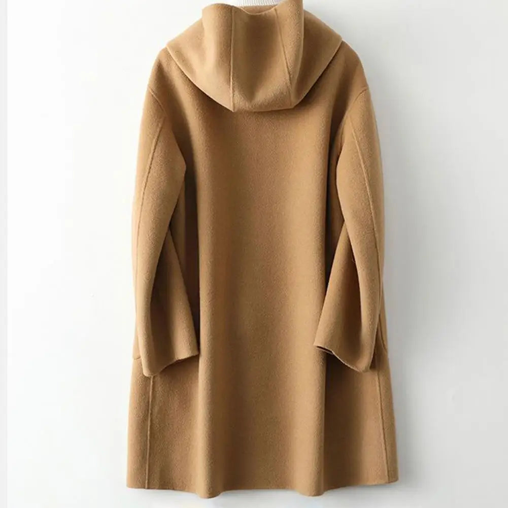 Levoire | Veste à capuche réversible en cachemire à manches longues