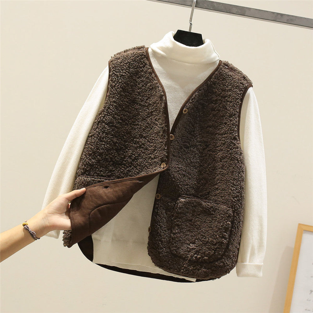 Levoire | Gilet Plus Chaud Et Douillet Café