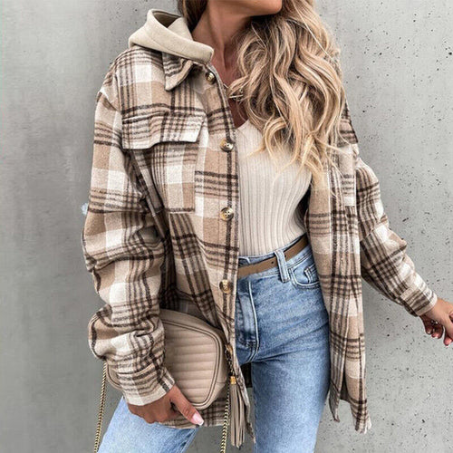 Levoire | Manteau À Carreaux Élégant Pour Femmes