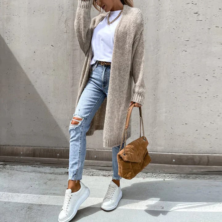 Levoire | Veste En Tricot Élégante Longue
