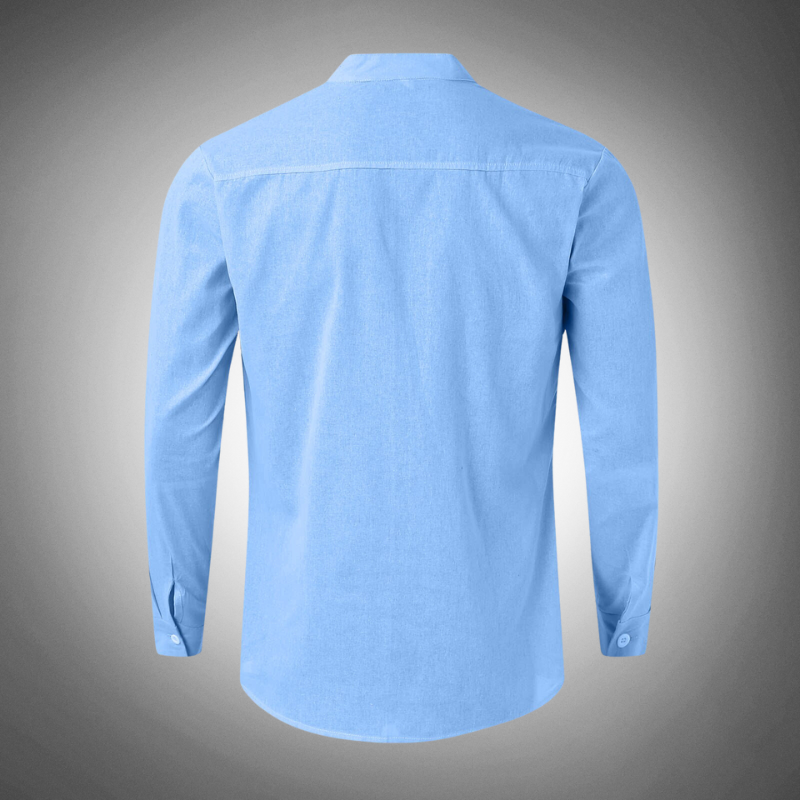 Levoire | Hommes Chemise Décontractée À Manches Longues À Boutons