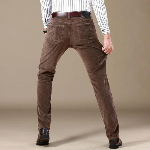 Levoire | Pantalon Ajusté Confortable Avec Jambes Droites Et Plusieurs Poches