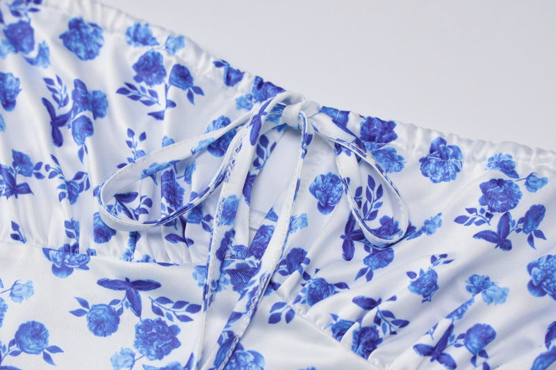 Levoire | Robe D'Été Bodycon Sans Manches À Fleurs