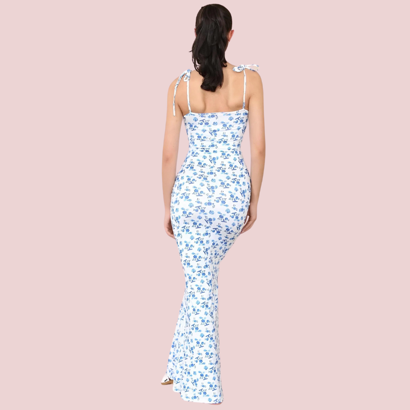 Levoire | Robe D'Été Bodycon Sans Manches À Fleurs
