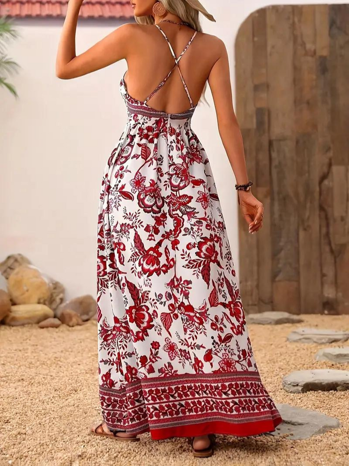 Levoire | Robe, Dos Nu, Robe D'Été Fleuri, Robe De Soleil