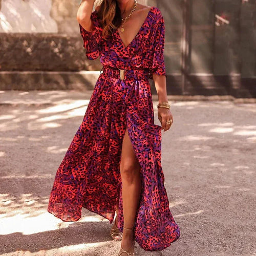 Levoire | Robes Maxi Imprimées Élégantes Avec Fente