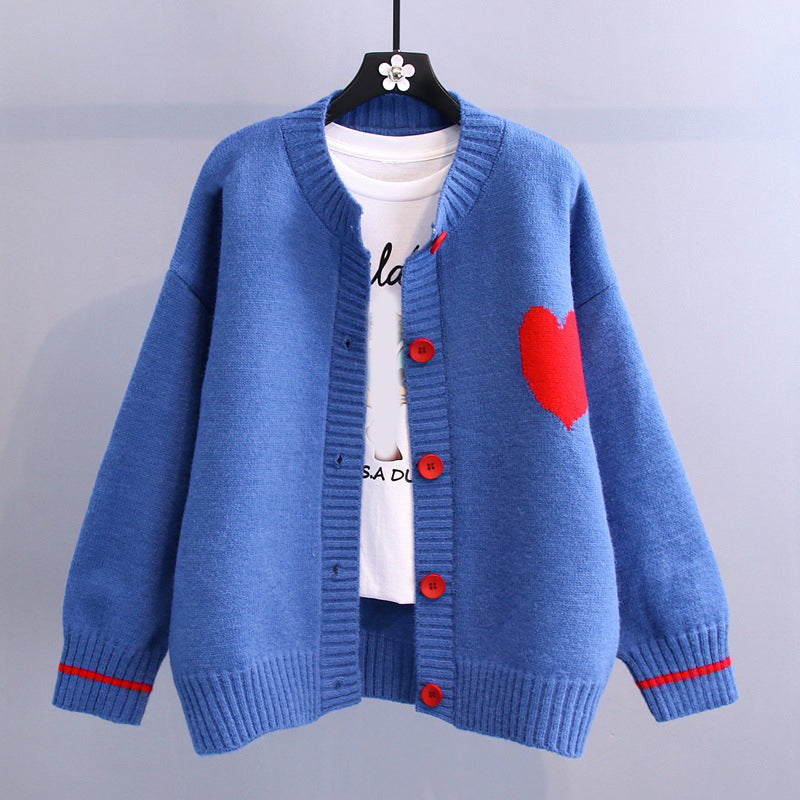 Levoire | Élégant gilet en tricot pour les personnes en surpoids Bleu Une taille
