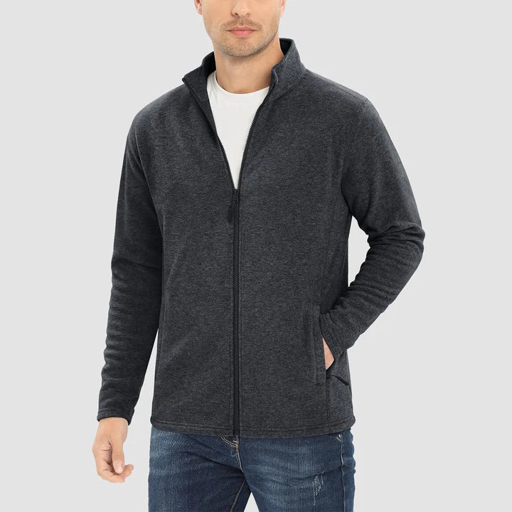 Levoire | Veste En Polaire Pour Hommes Confortable Et Chaud Design Noir