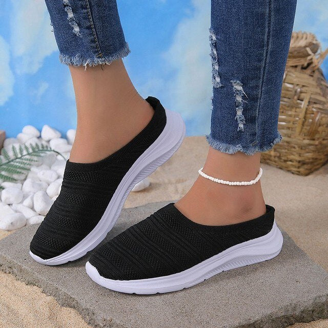 Levoire | Baskets Slip-On Orthopédiques Design Noir