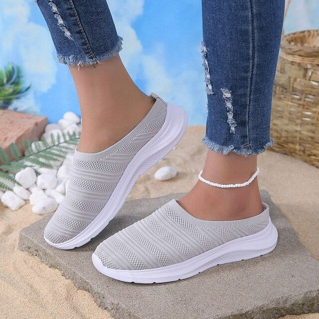 Levoire | Baskets Slip-On Orthopédiques Design Gris