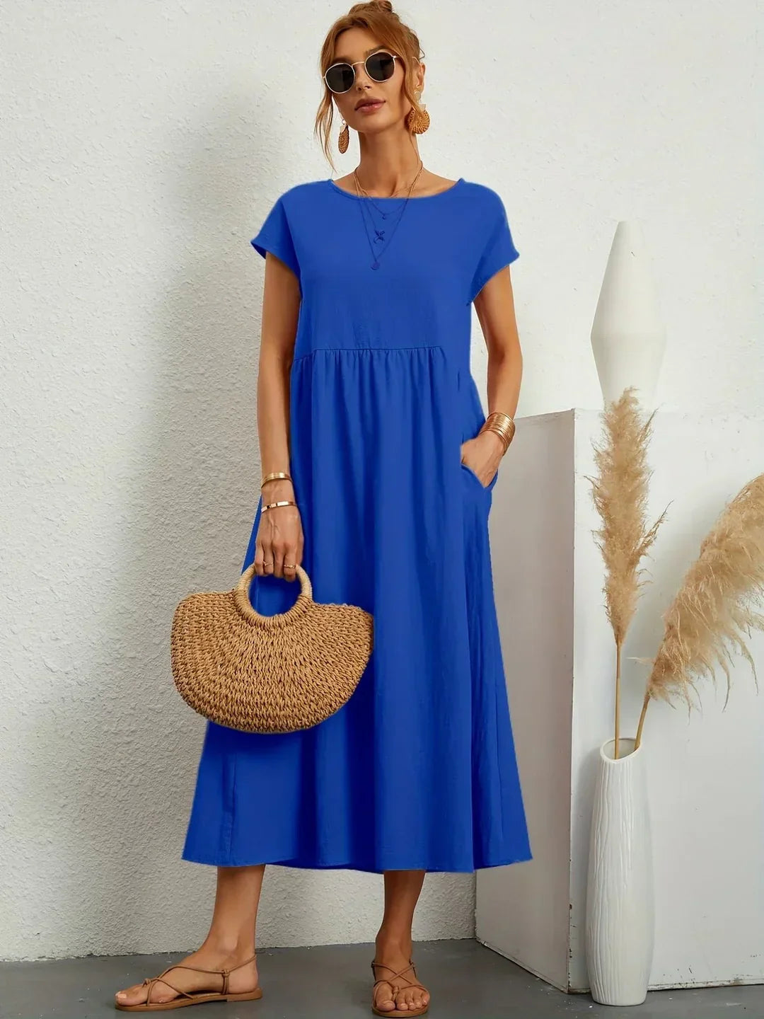Levoire | Robe En Coton Léger Avec Poches