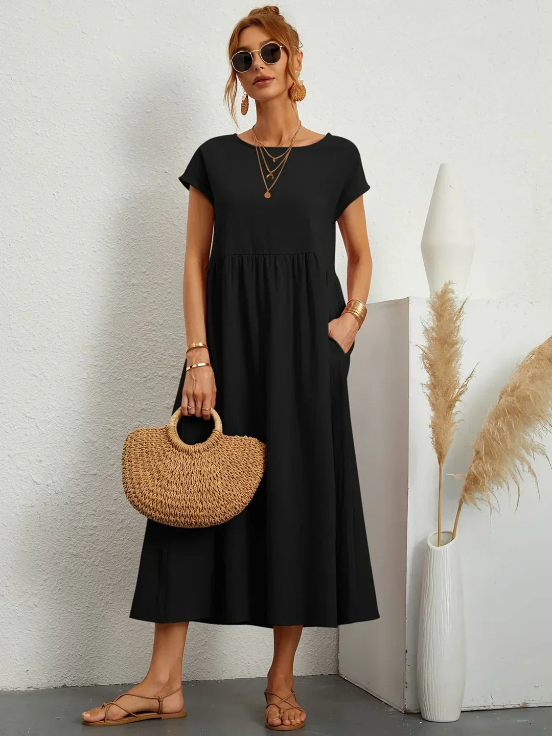 Levoire | Robe En Coton Léger Avec Poches
