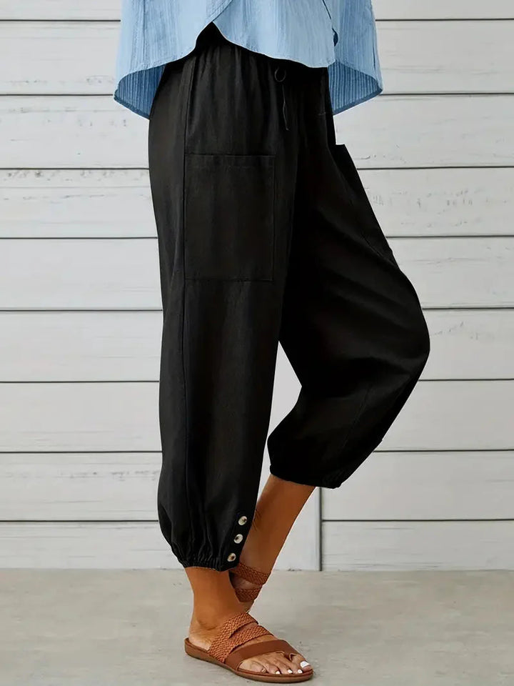 Levoire | Pantalon En Lin Pantalon D'Été Décontracté Pour Femmes