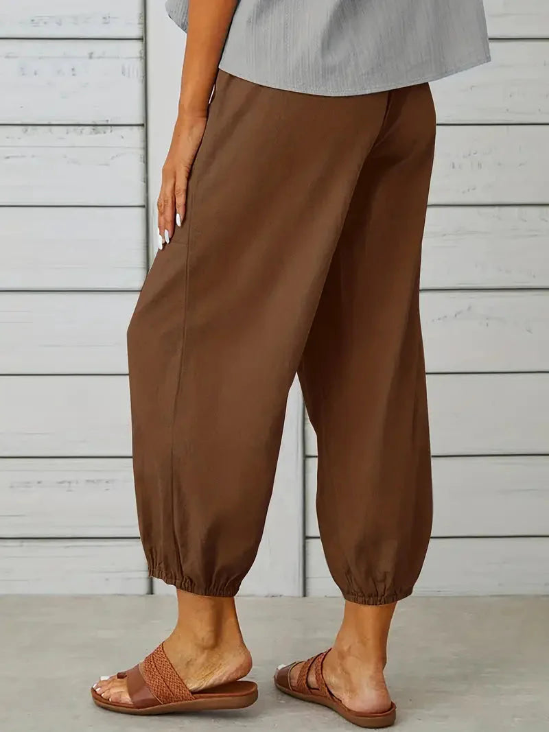 Levoire | Pantalon En Lin Pantalon D'Été Décontracté Pour Femmes