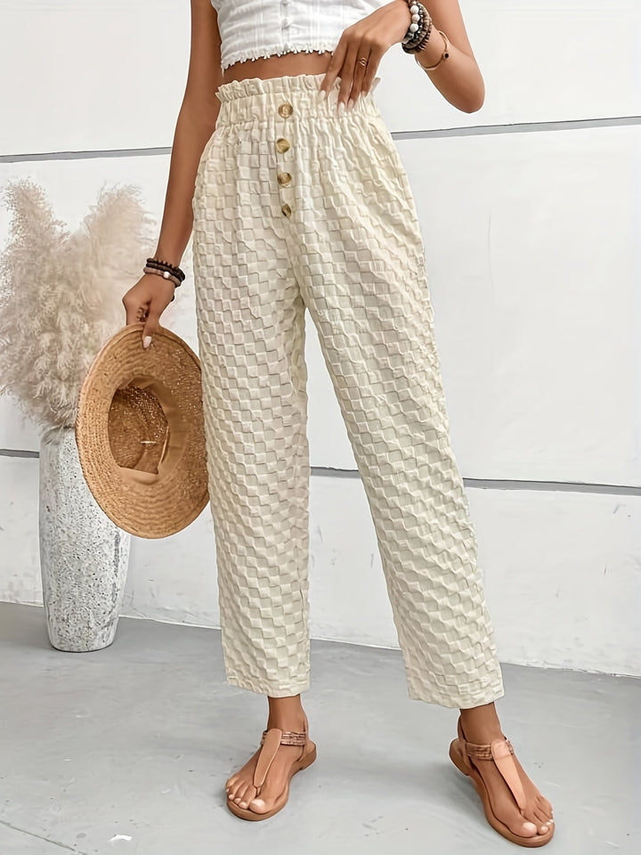 Levoire | Pantalon Élégant Structuré À Taille Haute