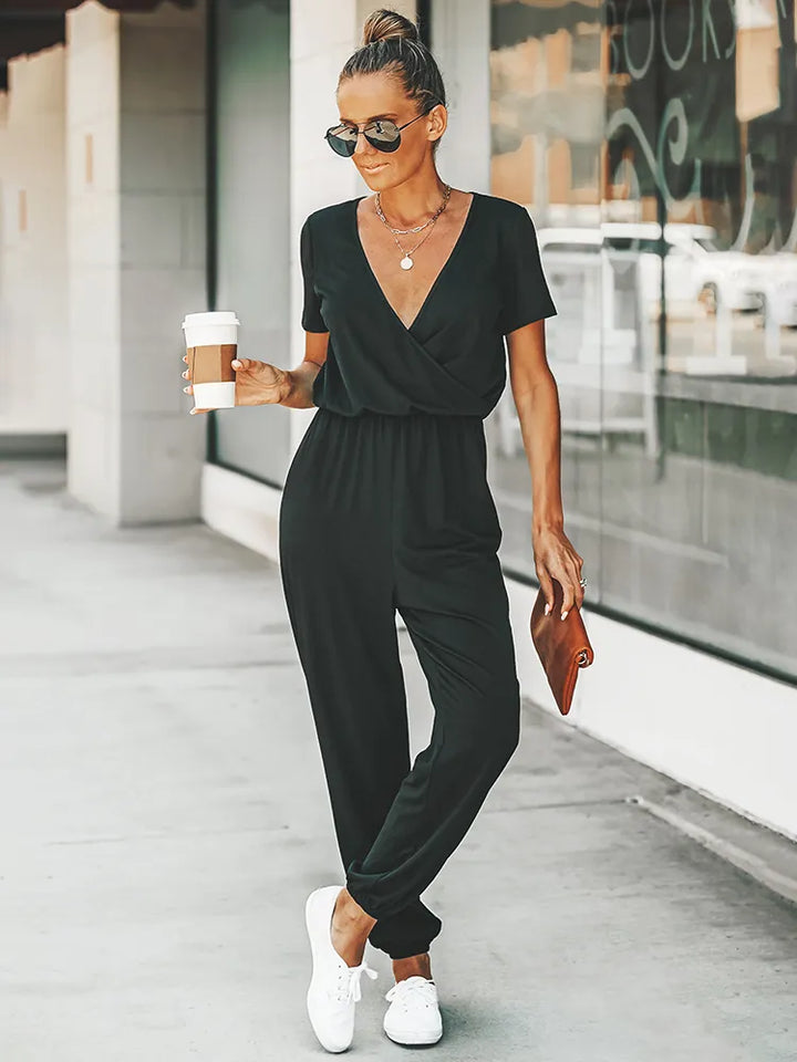 Levoire | Pantalons Noirs À Manches Courtes noir
