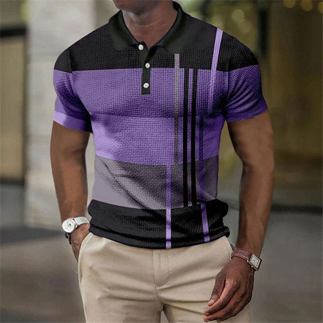 Levoire | Classique Polo Avec Modernes Revers lilas