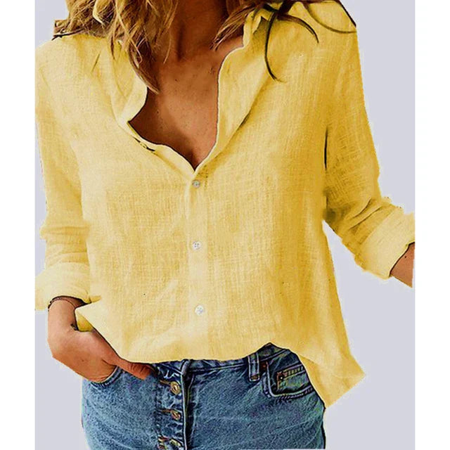 Levoire | Blouse Élégante Jaune