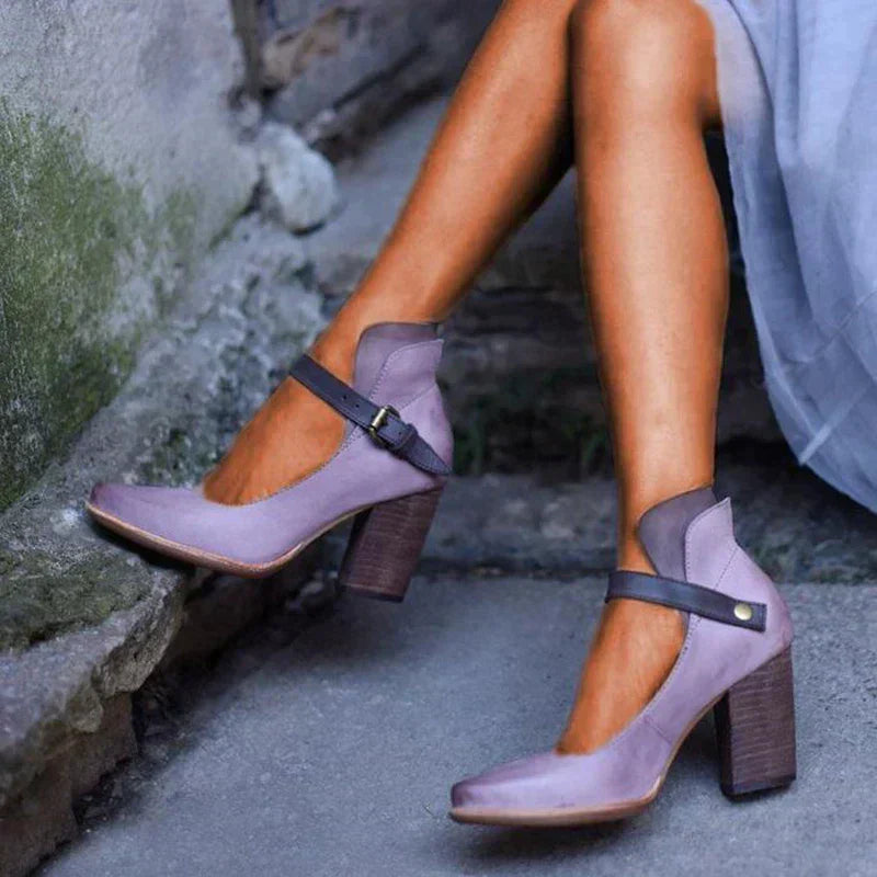 Levoire | Mary Jane Chaussures À Talons Lila (6 en stock)